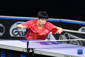 乒乓球——WTT球星挑战赛兰州站：王楚钦男单夺冠图片