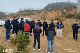 清镇市流长乡：重拳出击 打击非法开采行为图片