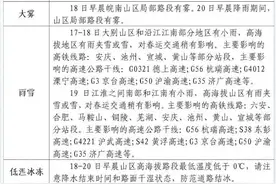 未来十天安徽有两次弱冷空气过程 南部多弱降水图片