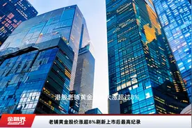 老铺黄金股价涨超8%刷新上市后最高纪录视频封面