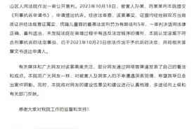 深圳前海蛇口自贸区检方就孙某、符某某申请刑事抗诉发布情况说明图片