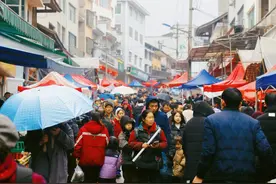 【新春走基层】镇远县大地乡：乡村“赶大集” 满满“烟火气”图片