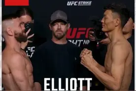 UFC拉斯维加斯83：中国选手苏木达尔基被埃利奥特三角绞降服！图片