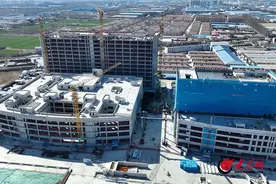 平度控股：中医医院新院区建设项目从快加压图片