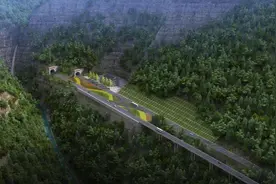 华蓥山隧道单洞掘进5166米 广邻快速通道2027年建成通车图片