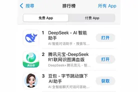 腾讯元宝火了！下载量超越豆包，仅次于DeepSeek图片