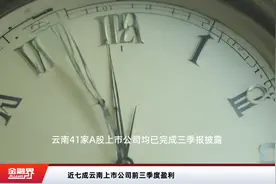 近七成云南上市公司前三季度盈利视频封面