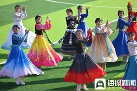 济南市各中小学举办多种活动 花样迎国庆图片