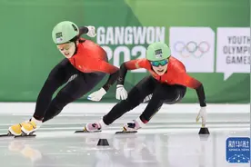 冬青奥会丨短道速滑女子1000米：李金恣、杨婧茹包揽金银牌图片