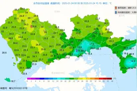 春节前深圳气温大跳水，受冷空气影响预计26日起有大风降温图片