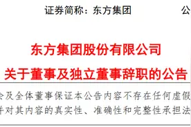 东方集团股份有限公司董事方灏、刘怡及独立董事金亚东辞职图片