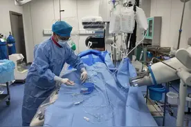 健康中国看山西：太原市杏花岭区中心医院神经外科成功开展首例颅内支架植入术图片