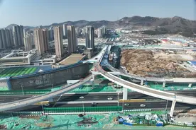 冲刺一季度“开门红”！青岛这条东西向交通大“动脉”加速“生长”图片