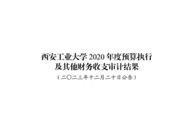 陕西审计：西安工业大学3148万科研项目经费不结账，已整改图片