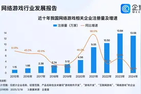 游戏行业迎多重催化 今年已注册2.5万家网游企业图片