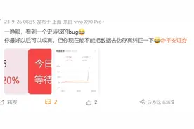 资产翻倍？实为系统bug！平安证券：后台盈亏数据未更新完图片