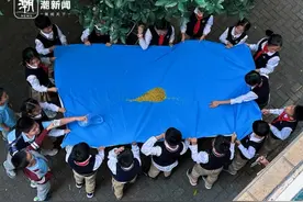 秋日最美邂逅！“童年摇桂花”太美好了图片
