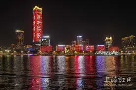 炫！元旦夜景就这么水灵灵地来了！图片