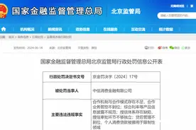 中信消金收历史首张罚单，因4项违法违规事实被罚120万图片