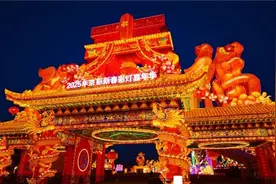 京彩新春彩灯嘉年华亮相园博园图片