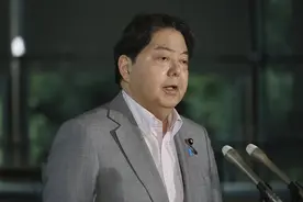 林芳正，宣布参选图片