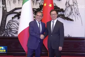 [视频]韩正会见意大利参议长图片