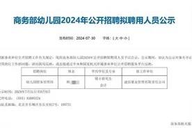 硕士生从基金公司跳槽到幼儿园，没必要给其戴“为了编制”的帽子图片