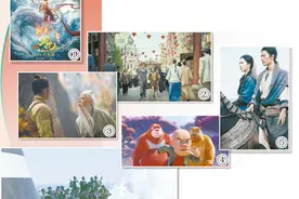 人民日报整版聚焦红红火火春节档， 你看了哪几部？图片