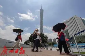 雨水减弱广州气温立马起飞 桑拿天快来了图片