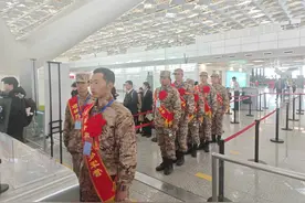 郑州机场圆满完成新兵入伍运输保障工作图片