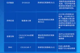 多家药企布局CAR-T治红斑狼疮，全面铺开还需时间图片