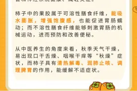 美味柿子正当季 这些“相克”搭配是谣言图片