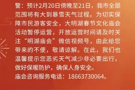 提醒！受降雪影响，山东多个景区临时关闭，部分庙会、灯会活动暂停图片