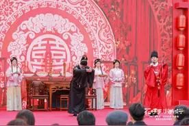象山开启“花田喜事”赶春集，8对新人体验国风婚礼图片
