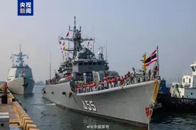 中泰海军联合训练将举行，泰方联训兵力抵达湛江图片