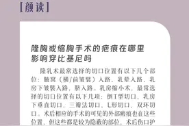 潮颜社日签 | 隆胸或缩胸手术的疤痕在哪里？影响穿比基尼吗？图片
