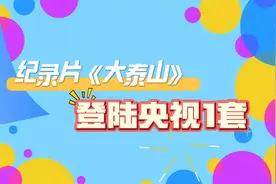 六集纪录片《大泰山》今天22点35分在央视1套（综合频道）播出图片