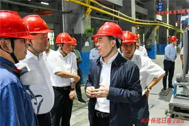 黎春秋在沅陵宣讲习近平总书记考察湖南重要讲话和指示精神，调研辰州矿业发展图片