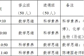 最新！十一中初小贯通班培养方案来了！图片