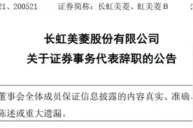 长虹美菱股份有限公司证券事务代表潘海云辞职图片