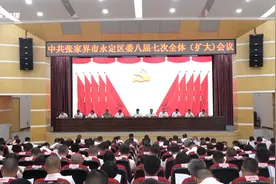 永定区委八届七次全体（扩大）会议召开图片