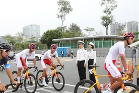 海关助力第十五届全国运动会公路自行车测试赛顺利举行图片