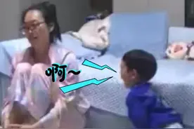 孩子乱发脾气疯狂吵闹 妈妈教科书式教育图片