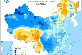 本周冷空气影响全国大部地区 降温利于小麦抗寒锻炼图片