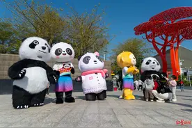 “感受到了来自成都的满满热情！”世运会吉祥物亮相深圳街头图片