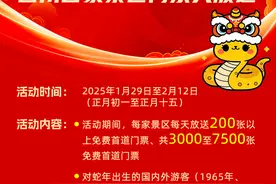 @属蛇的游客，“蛇年贺新春” 四川百家景区请你免费游！丨冬游四川图片