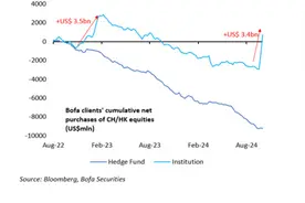 关于大量资金涌入中国股票 美银证券发声图片