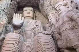 【甘快看】千年石窟 匠心传承|天梯山石窟：武威不止“马踏飞燕”，还有一座“中国石窟鼻祖”图片