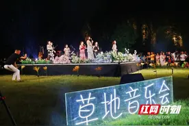 涟源：湄江风景区首届河谷草坪音乐会嗨翻夏夜图片