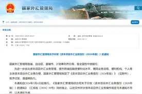 国家外汇局发布新版资本项目外汇业务指引图片